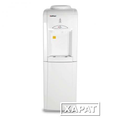 Фото Кулер для воды HOT FROST V802CE, напольный, нагрев/охлаждение, шкафчик 14 л, 2 крана, белый
