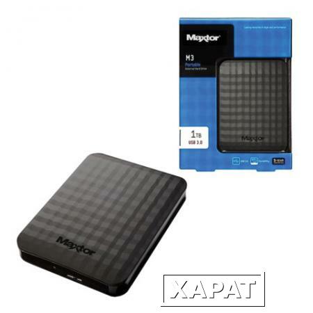 Фото Диск жесткий внешний SEAGATE (Maxtor) Original 1Tb, 2,5", USB 3.0, пластик, черный