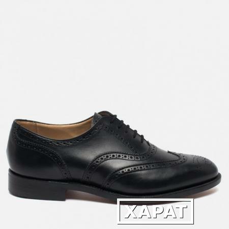 Фото Tricker's Brogue Oxford Epsom Black Calf