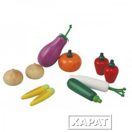 Фото Деревянный игрушечный набор овощей (k3453)