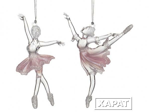 Фото Декоративное изделие "балерина" жемчужно розовый/серебро 10,5*14 см. (мал-24/к Myco International (865-045)