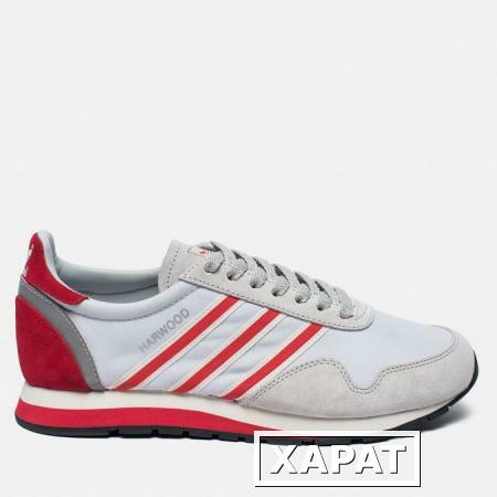 Фото Adidas Originals Harwood Spezial Clear Grey/Ray Red/Off White