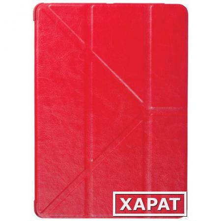 Фото Чехол-обложка для планшетного ПК iPad Air SONNEN, кожзаменитель, подставка, красный