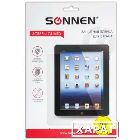Фото Защитная пленка для iPad Air SONNEN, против отпечатков пальцев, прозрачная