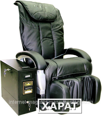 Фото Массажное кресло с купюроприемником IREST SL A-05 Искусственная кожа Черный