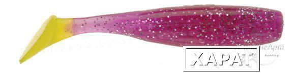 Фото Силиконовая приманка C.A.L. Jerk Baits, 10 см Расцветка 350 Purple/Chart Tail