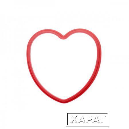 Фото Форма, силиконовая, сердце, 13 х 13 см, красная, PERFECTO LINEA (22-009415)