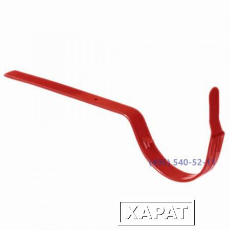 Фото Крепление водосточного желоба вертикальное RAL-3011 (красный) 260 Ф-125мм