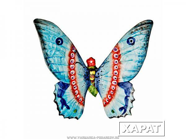 Фото Панно настенное бабочка 26х28 см.