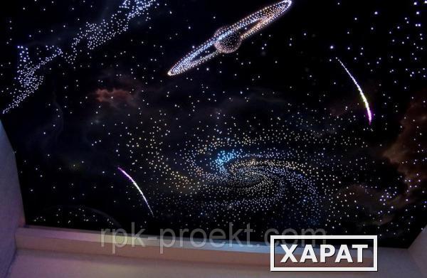 Фото Светодиодный потолок «Звездное небо» 155 нитей