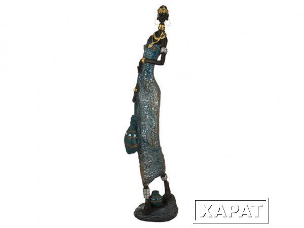 Фото Фигурка "африканка" 48*11*11см. коллекция "этника" Chaozhou Fountains&amp;statues (252-660)