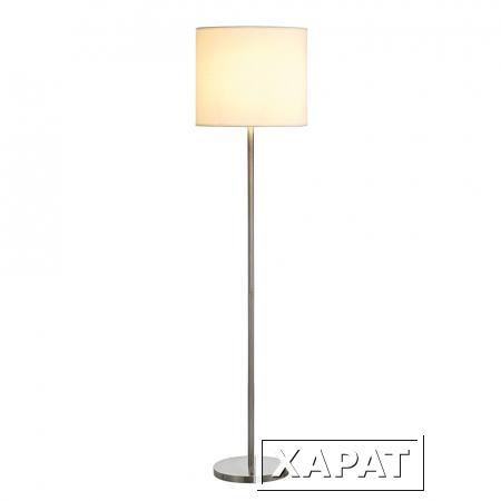Фото SOPRANA SL-2 светильник напольный для лампы E27 60Вт макс., серый металлик/ белый | 155362 SLV