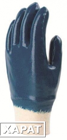 Фото Перчатки нитриловые с полным покрытием (манжет - резинка)