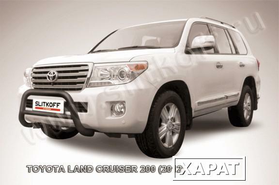 Фото Slitkoff Кенгурятник d76 низкий черный TOYOTA LAND CRUISER 200 (2012)