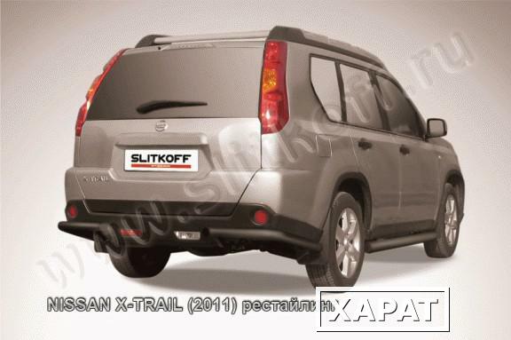 Фото Slitkoff Уголки d57 черные NISSAN X-TRAIL (2011)