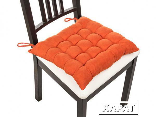 Фото Сиденье для стула "катрин оранж", 40*40 см, 100% полиэстер Gree Textile (847-041)