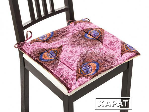 Фото Сиденье для стула "энн", цвет серый, 40*40 см, 100% полиэстер Gree Textile (847-031)