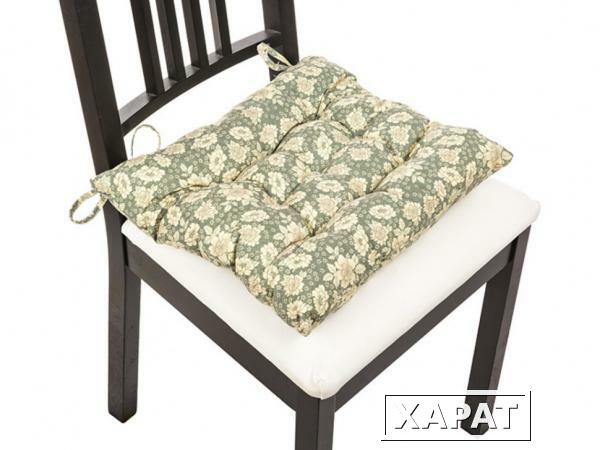 Фото Сиденье для стула "фиора зеленая", 40*40 см, 100% полиэстер Gree Textile (847-061)