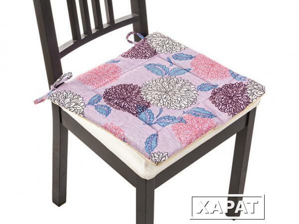 Фото Сиденье для стула "астра", цвет фиолетовый, 40*40 см, 100% полиэстер Gree Textile (847-036)