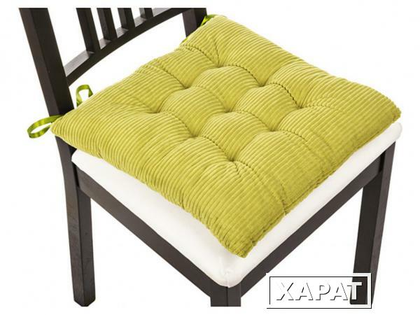 Фото Сиденье для стула "вельвет зеленый", 40*40 см, 100% полиэстер Gree Textile (847-046)