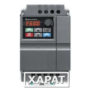 Фото VFD015EL21A Преобразователь частоты (1.5kW 220V), Delta Electronics