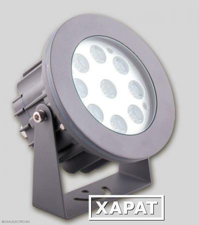 Фото Светодиодный прожектор ЛЮКС D140xH150 IP67 9W AC230V RGB LL-878; 32047