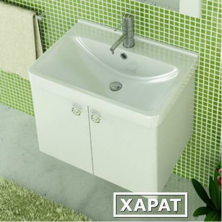 Фото Тумба-умывальник Comforty Аликанте-75 П белая с раковиной COMFORTY 004