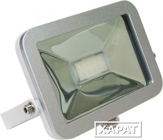 Фото Прожектор светодиодный I-SPOT 10*3030 SMD LED 10W 800LM 5700K 230V/50Hz 152*116*25mm с кабелем длиной 30см белый LL-836; 12967