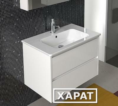 Фото Berloni Bagno FORM FOBS04+8822111 Тумба с раковиной на 80 см | интернет-магазин сантехники Santehmag.ru