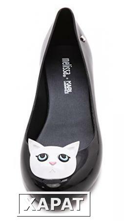 Фото Melissa Women's Melissa + Karl Lagerfeld Ultragirl Cat Flats
