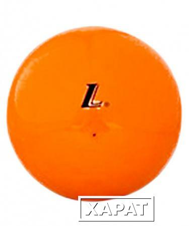 Фото Мяч для художественной гимнастики 15 см, D15, оранжевый глянцевый (85676)