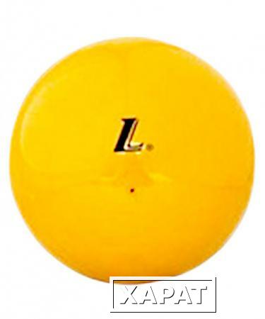 Фото Мяч для художественной гимнастики 15 см, D15, желтый глянцевый (85673)