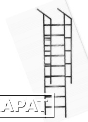 Фото Лестница односекционная приставная с широкими ступенями ЛПА-0,75-3,5