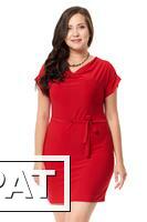 Фото Платье 100-136. Красный 46 размер