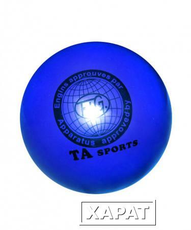 Фото Мяч для художественной гимнастики 15 см, синий Т11 (4620)