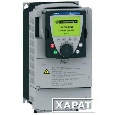 Фото Преобразователь частоты (частотник) Altivar 71 1.5кВт, 480В | арт. ATV71HU15N4 | Schneider Electric