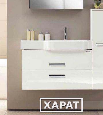 Фото Berloni Bagno Wall WL BS12TDX Тумба с керамической раковиной на 90 см