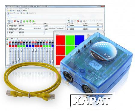 Фото Ethernet DMX-интерфейс SUNLITE SLESA-IP1