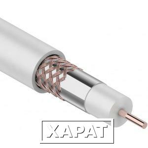 Фото Кабель коаксиальный RG-6U+Cu, 48%, 75 Ом, 100м, белый PROCONNECT 01-2206