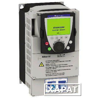 Фото Частотный преобразователь (частотник) Altivar 61 1.5кВт, 500В | арт. ATV61HU15N4 | Schneider Electric