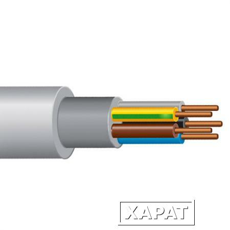 Фото Силовой кабель с медными жилами NYY- J 5х4(RE) однопроволочный|P0NYYJ5040010000 Nexans