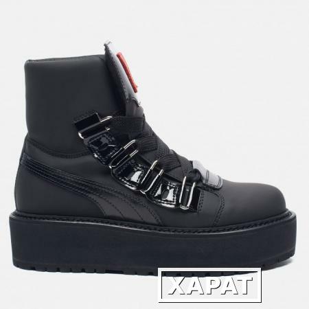 Фото Puma x Rihanna Fenty Sneaker Boot Eyelet Black