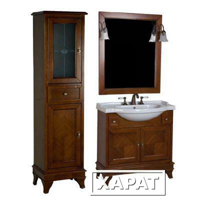 Фото Il Tempo Del Комплект мебели для ванной комнаты на 90 см с пеналом (цвет Noce Dorato, орех)