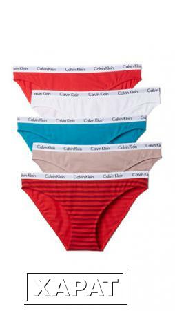 Фото Calvin Klein Underwear Набор из пяти трусиков-бикини Carousel