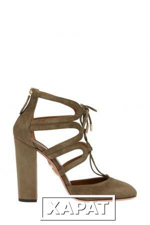 Фото Aquazzura Замшевые туфли Holli