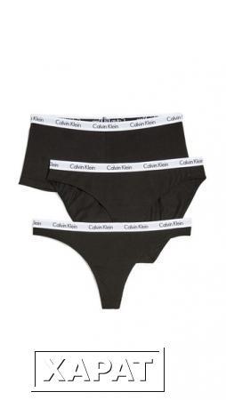 Фото Calvin Klein Underwear Комплект из трех пар трусиков Carousel: танга, бикини и трусиков-шорт