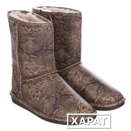 Фото Угги женские Bearpaw Emma Short Natural Snake