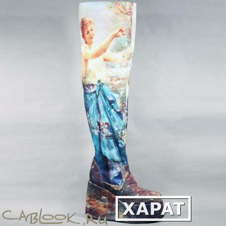 Фото Jeffrey Campbell JEFFREY CAMPBELL ботфорты на платформе женские HUTT