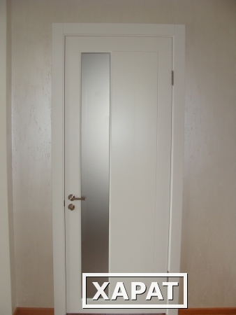 Фото Дверь с тонированным матовым стеклом (под заказ)