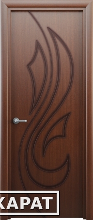 Фото Межкомнатная шпонированная дверь "Орхидея", глухая